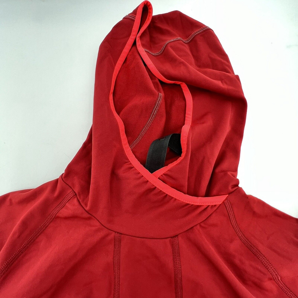 Women's Gore Running Wear Reflective Hoodie Size EU 40 USA L Red - Picture 3 of 6
